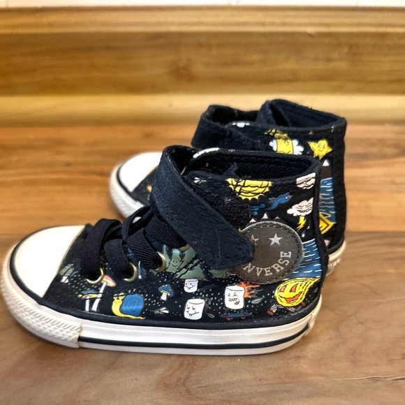 Camp Converse Chuck Taylor All Star High Top Sneakers Toddler Baby 5c Graphic - Picture 6 of 9
